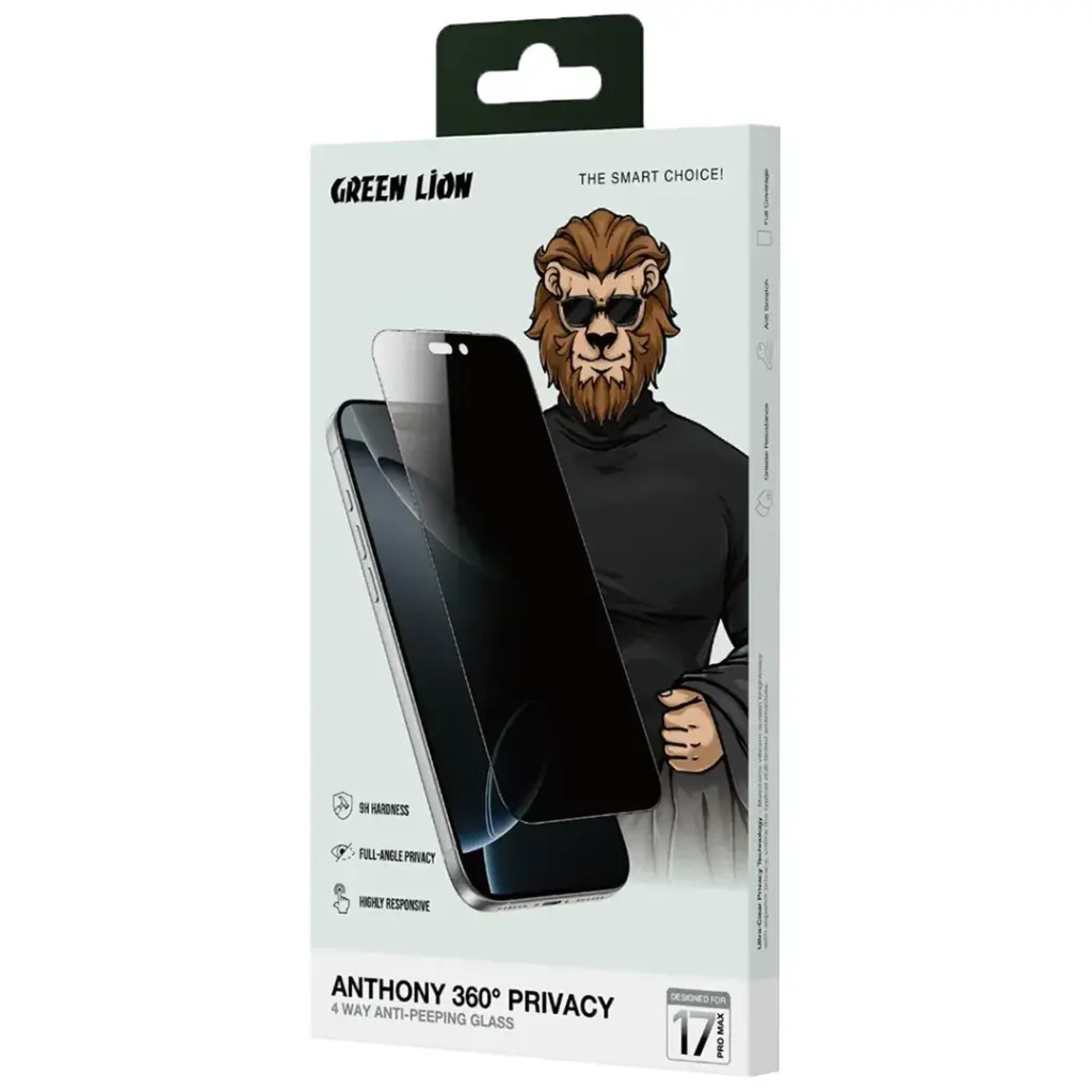 9904907032250 - GNANTPV17PBK Green Lion Anthony 360° Privacy Screen ...